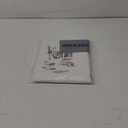 96 Inch Sheer Curtains White Grommet Set of 2 Panels Window Sheer Semi Drapes Faux Linen Look Voile Curtains for Girls Bed Room Living Bath Nursery Wide 52 x 96 Long 8ft Solid Plain Pure Bright White 