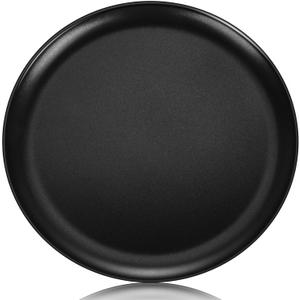 TeamFar Pizza Pan, 13.5 Inch Large Pizza Oven Tray Round Baking Pans with Stainless Steel Core & Nonstick Coating, for Roasting Serving, Non-Toxic