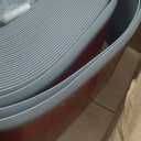 COUKIU Flexible Baseboard Molding Trim, 6 Inch x 60 Feet Self-Adhesive Vinyl Wall Base Cove Base, Peel and Stick Rubber Wall Base Moulding Trim(S152, Gray)