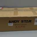 ANDY STAR Brushed Gold Bathroom Light Fixtures, 5-Light Vanity Lights for Mirror, Modern Bathroom Wall Sconces Lighting with Globe Clear Shade Up or Down Wall Mounted for Bedroom, Living Room, Hallway