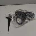 DEWENWILS 120V LED Outdoor Spotlight, 3 Extra Lenses (Red Green Yellow), 5.5W 5000K Plug in Spotlight, Waterproof Landscape Light for Yard, Tree Flag, Holiday, 5FT Extension Cord, UL Listed (Black)