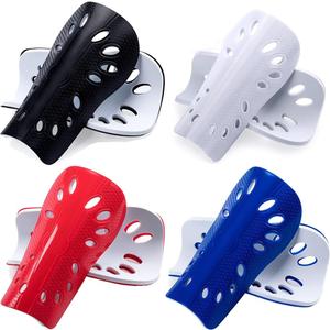 Soccer Shin Guards, 4 Pair Lightweight and Breathable Shin Guard Sleeves for Adults Football Player, Calf Protective Gear Shin Guards for Men Women and Youth (Bigger Shin Guards)