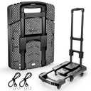 Amazon.com: Voipvvii Folding Hand Truck 500lbs, Portable Heavy Duty Dolly Cart, 6 Wheels Collapsible Luggage Cart with 2 Elastic Ropes - Compact Trolley Cart for Easy Moving - Ideal Hand Cart for Travel and More : Industrial & Scientific