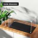 Clear Acrylic Display Case ,Self-Assemble Showcase for Collectibles, Action Figures, Dolls- Alternative Glass Box for Commemorative Gifts(16x8x8 inches, 40x20x20 cm)
