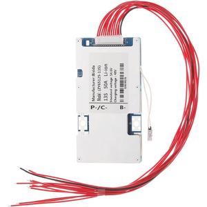 13S BMS 48V 50A Li-ion PCB Protection Board with Balance Wire and NTC,Ten Functional protections, Common Port, for Solar Energy Storage, Balance Car Lithium-ion Battery Pack (13S 48V 50A)