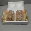 LOCLGPM Crystal Wall Sconce Set of Two,Modern Wall Lamp 1 Light Lighting Fixtures with Crystal and Chrome Finish,Wall (2 PACK)