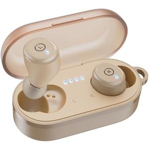 TOZO T10 Wireless Earbuds Bluetooth 5.3 Headphones, App Customize EQ, Ergonomic Design, 55H Playtime, Wireless Charging Case, IPX8 Waterproof Sound in-Ear Headset, New Version