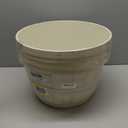 Quarut Plant Planters Pots Set of 4 Pack 16 Inch Large Plastic Flower Pot for Indoor Plants with Drainage Holes & Trays, Whiskey Barrel Planters with Saucer for House Outdoor Garden Plant White Beige