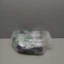 Double Deck Large Lunch Box for Women, Expandable Black Adult Lunch Box with Shoulder Strap, Leakproof Insulated Black Lunch Bag, 24 cans Adult Lunch Bag, Womens Lunch Bags for Work Travel Hiking