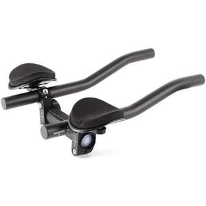 Alomejor Aerobars Aluminum Alloy TT Handlebars Rests Armrest Pads and Sponge Cushions for Road Bikes Triathlon Cycling 
