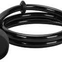 LukLoy UPC Certified Salon Shampoo Bowl Sprayer Head with Black Rubber Hose, Professional Salon Sink Replacement Part for Salon Barber Shop Spa, 1/4" Thread