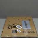 Boot Tray for Entryway Indoor, Heavy Duty Shoe Mat Tray 2 Packs, 16.7"x12.8" Waterproof Mat with Raised Edge, Outdoor Multi-Purpose for Boots, Shoes, Garden, Pets (Tan)