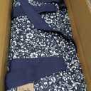 Yellow Mountain Imports American Mahjong Set, Chinoise II with Floral Blue Soft Case - All-in-One Racks with Pushers, Wright Patterson Betting Coins, Dice, & Wind Indicator