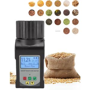 Grain Moisture Tester Portable Cup-Type Meter for 25 Grains Including Wheat, Corn, Coffee, High Precision with Temperature Compensation, Data Storage, for Farmers Food Processors & Traders - GOYOJO