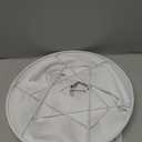 White Bell Lamp Shades Medium lamp shade for Table Lamp 6"Top x 13"Bottom x 9.8"High(Spider)Traditional Lampshades for Table & Bedside Lamp -Replacement Lampshade