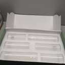 UDU 12 PCS White Pillar Candles with Glass Cylinder Vases Hurricane Glass Candle Holders for Pillar Candles Cylinder Vases for Centerpieces Wedding Table Party Home Decor