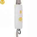 Hand Free Dog Leash Adjustable Length 4-6 ft with Reflective Stripor for Medium&Small Dogs Comfortable Handle and Sturdy Rope for Walking, Jogging and Running Your Dog (White)