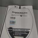 KOHLER 4636-RL-0 Cachet ReadyLatch Elongated Slow Close Toilet Seat, Soft Close Toilet Seat Quiet Lid, Contoured Grip-Tight Bumpers Installation Hardware, Apartment Essentials, White