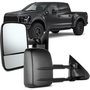 OCPTY Towing Mirror, Power Towing Mirror For 1997-2003 For Ford For F150 1997-1999 For Ford For F250 2004 For Ford For F150 Heritage With Black Housing