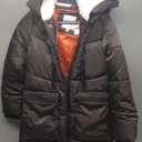 Steve Madden Women's Long Parka - Insulated Quilted Puffer Winter Coat for Women with Faux Sherpa Hood (Sizes: S)