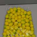 100 Pcs Mini Artificial Lemon Fake Fruit Faux Artificial Simulation Lemon Summer Realistic Kitchen Fruit Decor Lifelike Decoration for Home Kitchen Table, 1. 2 x 1. 8 Inch