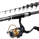Fishing Gear Set Fishing Rod,Spinning Telescopic Portable Combos Hand Sea Dual-use Ultra Light Super Hard Travel Carbon Reel Set Best Gift