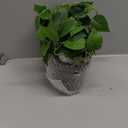 Fake Pothos Hanging Plants, 33" Potted Artificial Hanging Plant, Faux Pothos Silk Vines Hanging Plant Greenery for Home Living Room Indoor Decor