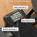 Merach Rocking Steppers for Exercise at Home, 3D Motion Stair Stepper with Resistance Bands for Full Body Workout & Low-Impact Balance Board, 330 LBS Loading Capacity Exercise Equipment