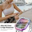 9 x Surace Bling Apple Watch Case with Screen Protector Compatible with Apple Watch Series 11 Series 10 46mm, Crystal Diamond Overall Protective Case Face Cover Bumper 46mm, Rainbow (Iridescent)