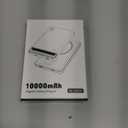 Kuulaa 10000mAh MagSafe Battery Pack, 0.51in Ultra Slim Magnetic Power Bank with LED Indicator, 20W PD USB-C Fast Charging Portable Charger for iPhone 17/16/15/14/13/12,Black