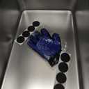 Enclosed Stainless Steel Cat Litter Box with Lid, XL Extra Large Litter Box for Big Cats, Metal Litter Pan High Sided, Never Absorbs Odors, Anti-Urine Leakage, Easy Cleaning, Include Scoop (B--Dark Gray)