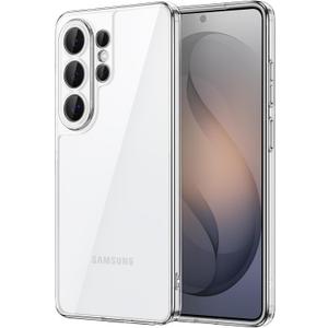 JETech Case for Samsung Galaxy S26 Ultra, Camera Lens Full Protection, Non-Yellowing Shockproof Bumper Phone Cover, Anti-Scratch Hard PC Back (Clear)