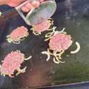 2pcs 5.5-inch 304 Stainless Steel Round Burger Press for Pressing Burgers, Bacon Meats Pair of Stainless Steel and Wood Handles Flat Bottom with no Corners Burger Press Tool for The Grill