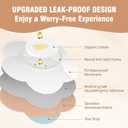 50 PCS Disposable Castor Oil Patches, Upgraded Leak-Proof Self-Adhesive Castor Oil Belly Button Patch, Portable, Suitable for People of All Ages (50 Count (Pack of 1))