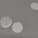 PATIKIL 58mm/2.28" Foam Lid Liner, 100 Pack PS Foam Resistant Tamper Pressure Sensitive Seal for Bottle Cap Liners Seals
