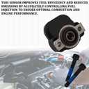 TPS Throttle Position Sensor, Throttle Body Position Sensor Compatible with Dodge Ram 1500/2500/3500 Jeep Commander/Grand Cherokee Chrysler Replace #5017479AA, 5014479AA (Black)