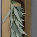 Faux Eucalyptus Stems - 34' Long Fake Salix Leaves 6 Pcs Artificial Greenery Stems for DIY Bouquet Arrangements, Centerpieces, Shower Decorations