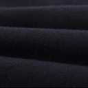 Mens Cotton Athletic Pants Open Bottom Running Sweatpants (Black, XXL)