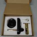 Bravex Keyless Deadbolt Keypad Entry Door Lock Zinc Alloy Sabbath Lock 100% Mechanical Shabbos Lock- No Risk of Low Power, Black