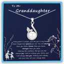 Sereney Back to School Gifts for Daughter Granddaughter as Silver Freshwater Pearl Necklace for Granddaughter Necklace, Granddaughter Gifts from Grandma as Daughter Necklace from Dad