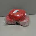 DERAYEE Red Organza Wired Ribbon, 2-1/2 Inch x 50 Yards Metallic Edge Christmas Decorative Sheer Ribbon for Xmas Wreaths, Christmas Tree Decoration, Gift Wrapping, Pack of 3