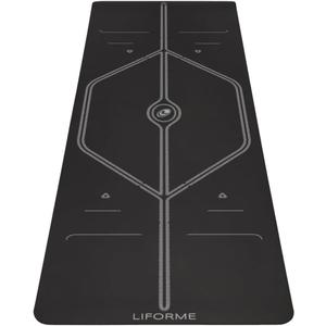 Liforme XL Yoga Mat Free Yoga Bag Included - Patented Alignment System, Warrior-like Grip, Non-slip, Eco-friendly, sweat-resistant, long, wide, 4.2mm thick mat for comfort