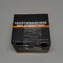 TIORIY Pull Down Spray Head Replacement - for Kitchen Faucet Sprayer Head with 15 Adapters, 3 Function Pull Out Faucet Spray Nozzle, Brushed Nickel