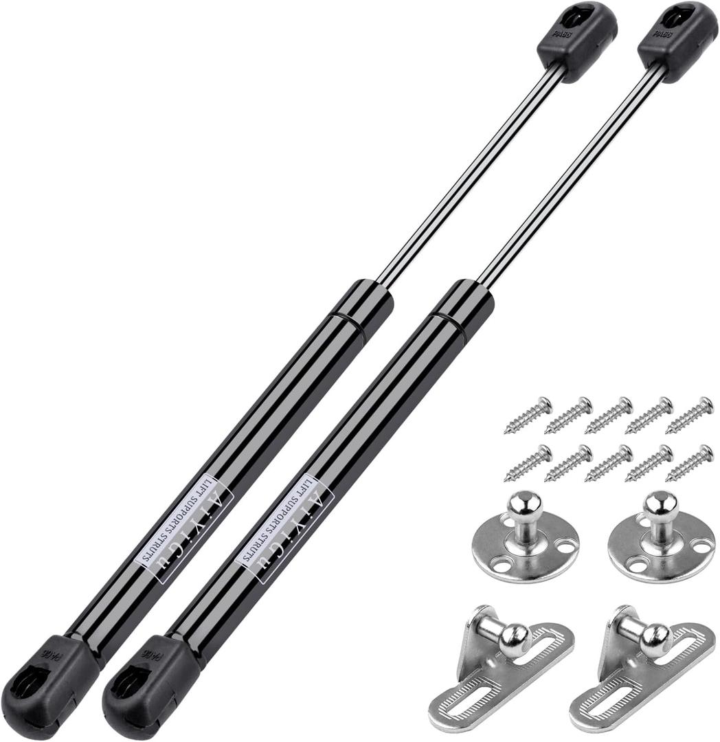 12 Inch 24LB/107N Gas Shock Strut Spring Lift Support for Tool Box Truck Cap Camper Shell Topper Rear Window Hydraulic RV Cabinet Door