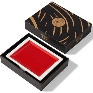 Paul Rubens Watercolor Paint (Chinese Red), 90g Large Ceramic Pan Artist Grade Watercolor Paint, Fine Texture, High lightfastness Professional Watercolor for Artists, Beginners, and Adults