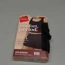 Hanes Women's Comfort, Period. Underwear, Bikini Period Underwear, Super Leaks Period Underwear, 3-pack, Medium, 2-pack Boxer Briefs, Black/Black