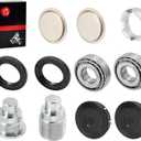 Swingarm Bearing Seal Bolt LOCK NUT & CAP Rebuild Kit For HONDA Recon 250 TRX250X TRX250EX TRX 250TE/TM Rancher 350 400 Fourtrax Foreman 300 400 450 TRX300 350 400 450 500 TRX300FW