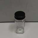 Glass Spice Jars with Label and Black Lids (36 x 4oz) Spice Containers with 240 Labels, Shaker Inserts, Steel Funnel, Empty Square Empty Square Seasoning Organizer