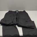 HUNGSON Mens Cargo Pants Drawstring Casual Hiking Pants Joggers Athletic Trousers Cotton Loose Straight Sweatpants for Men 34