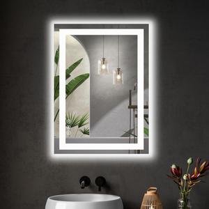 Sweetcrispy 20"x28" Smart Anti-Fog LED Bathroom Mirror
